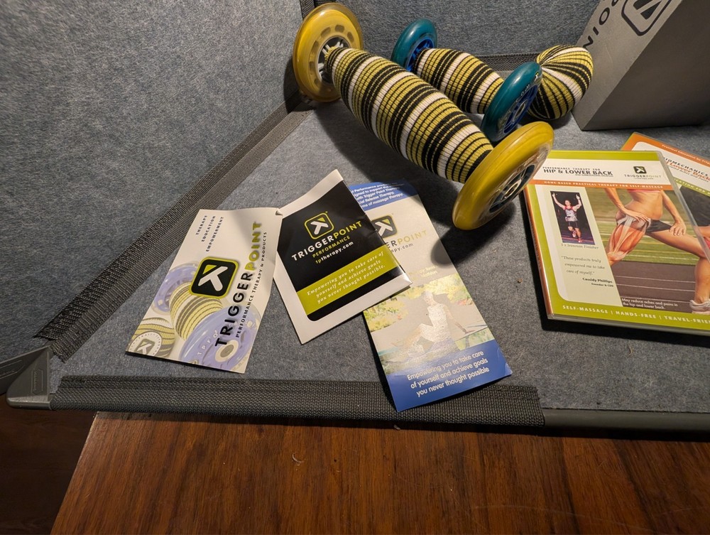 TP Triggerpoint Roller Bundle & block & dvds - 2 rollers, ball & block Excellent