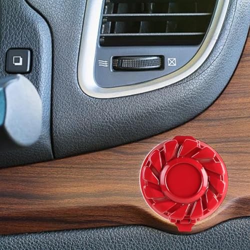 Car Push Start Button Cover, Luminous Vehicle Engine Start Stop Button Red