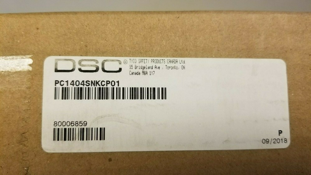 DSC PC1404 Alarm Control Panel PowerSeries 4 Zone PC1404SNKCPO1 NEW & Unused!