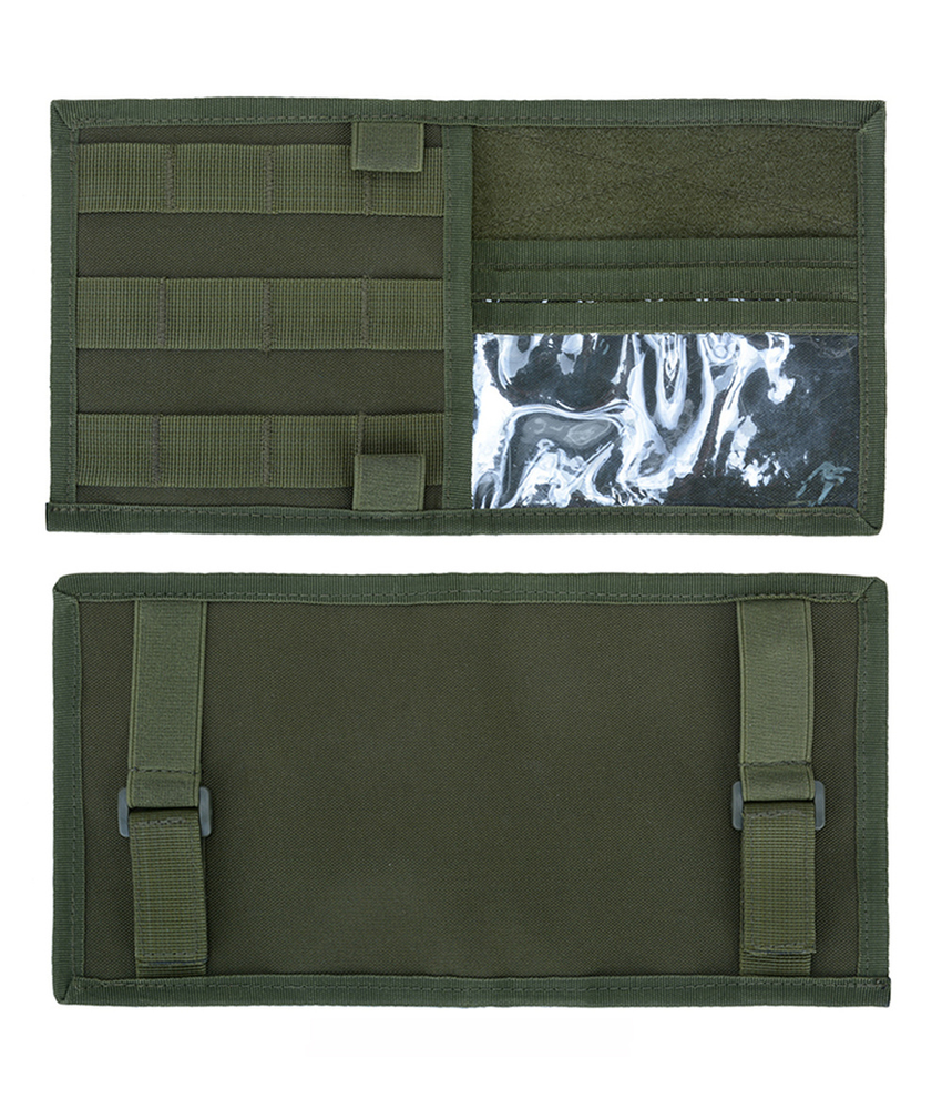 Tactical MOLLE Visor Panel Car Visor Cover Organizer Panel Storage Holder Pouch