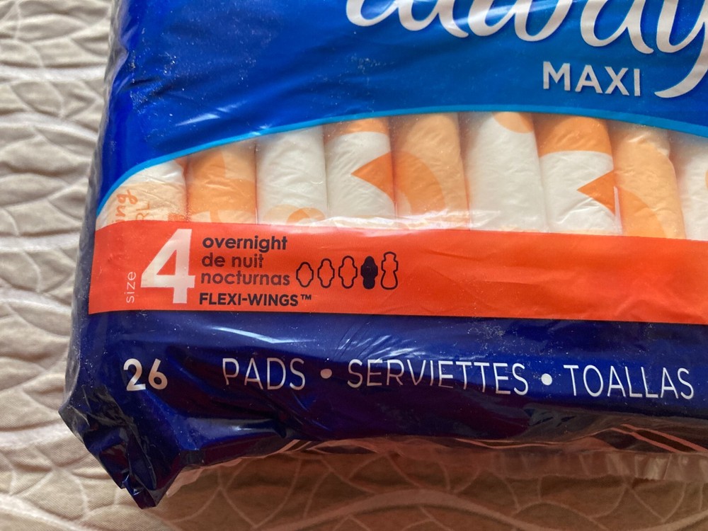 Bladder Control Pads Combo Pack: Always Maxi size 4 Overnight & Prevail Long