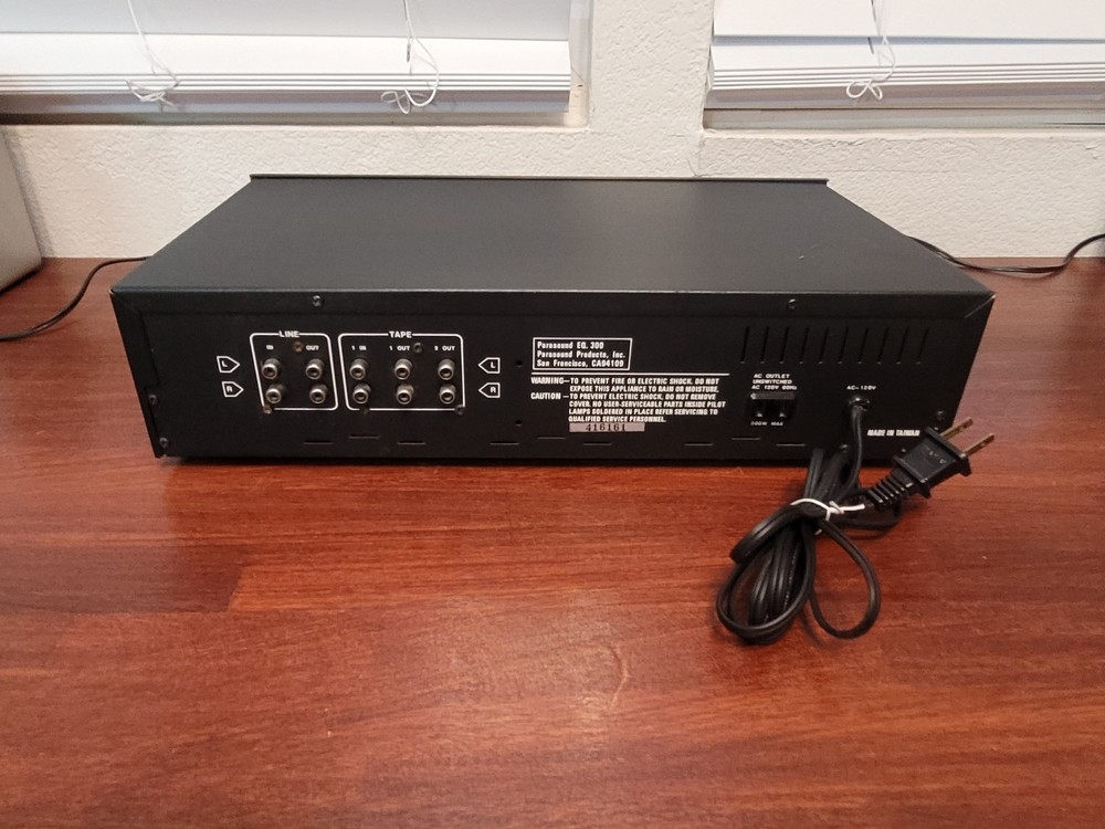 Parasound EQ300 12 Band Equalizer- Analyzer