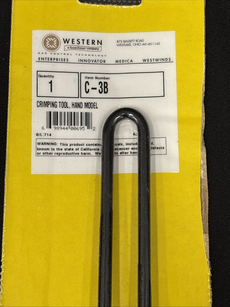 Western C-3B Crimping Tool, Hand Model