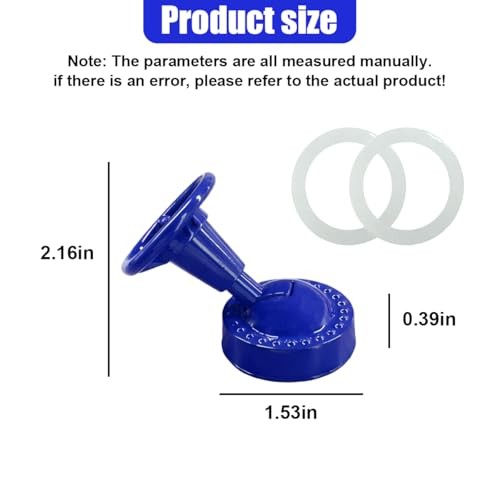 Car Joystick Push Start Button Cover, Cool Metal Auto Engine Start Stop Blue