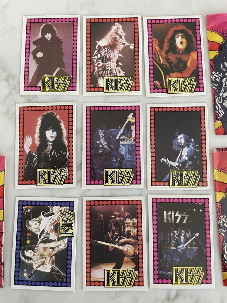 KISS HOLLAND MONTY CARDS 1980 3 packs 9 CARDS Gene Paul Ace Peter Aucoin Rare