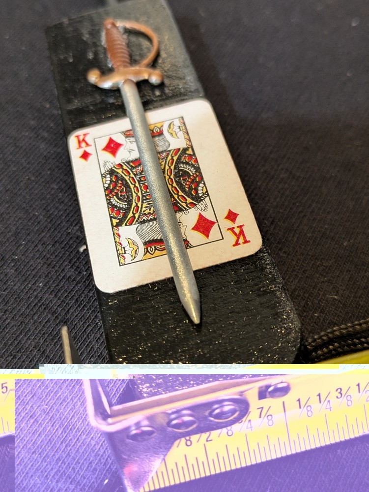 The Pirates Card Sword Paddle Magic Trick