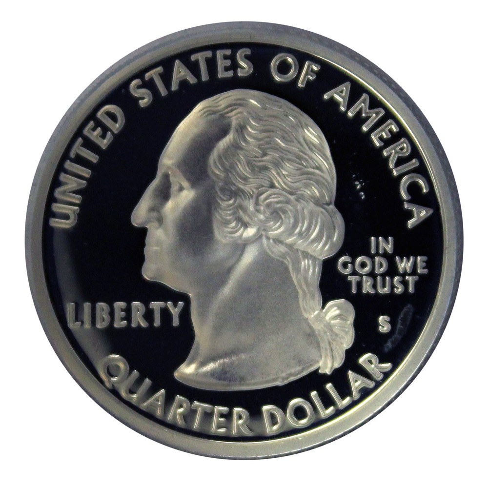 2000 S State Quarter Virginia Gem Deep Cameo Proof 90% Silver