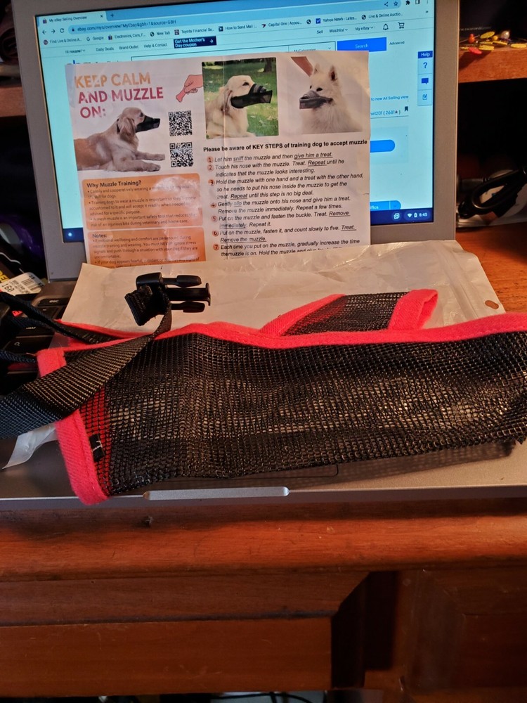 dog comfort muzzle size large