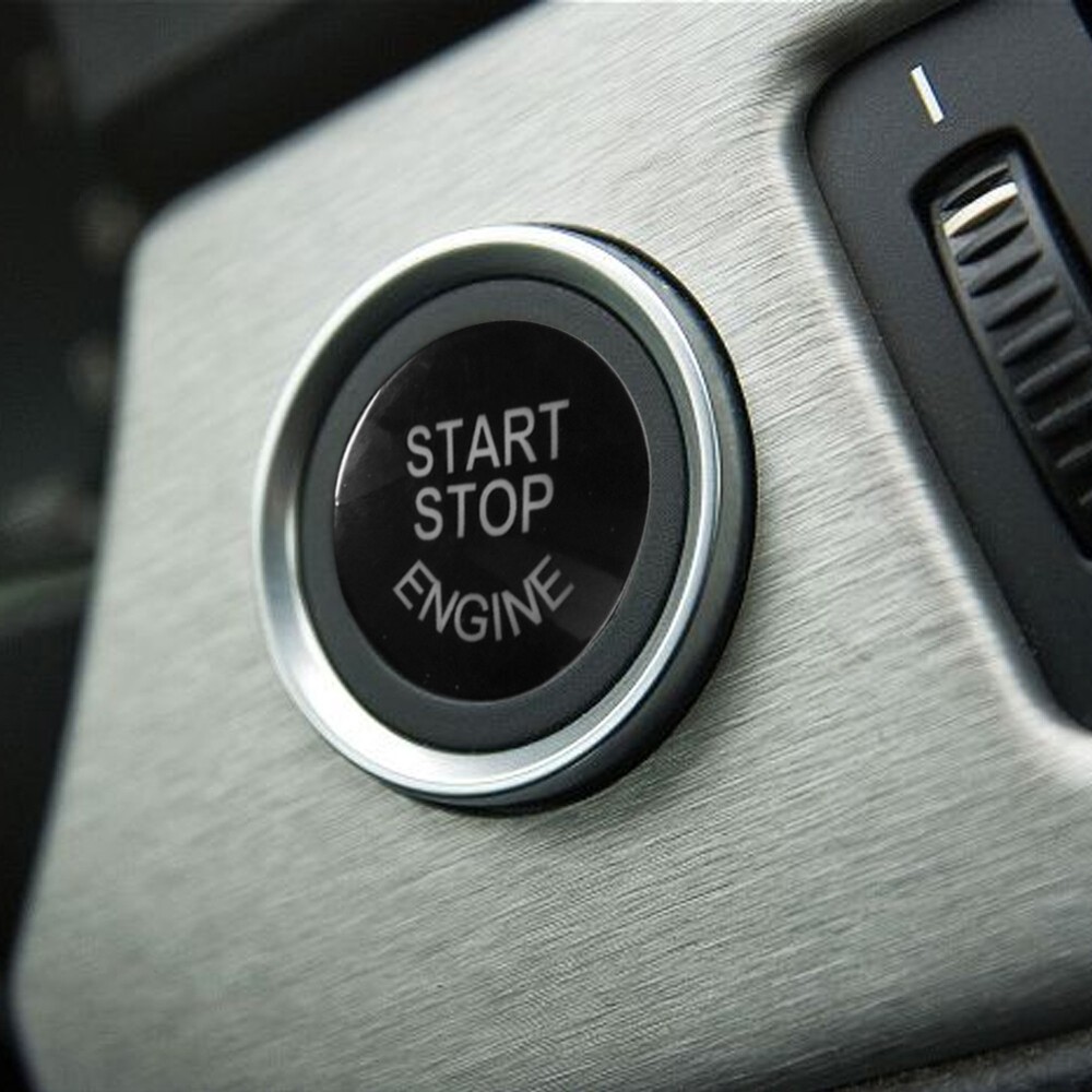 Black Engine Start Stop Switch Button Cover Fit for BMW E60 E70 E83 E84 E90 E92