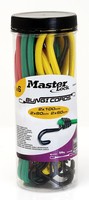 MasterLock 3040EURDAT 1m Multicolor 6pc Twin Wire Bungee; 6-Pack