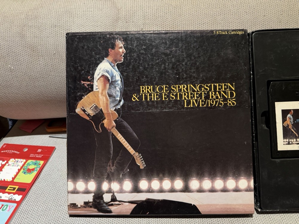 Bruce Springsteen Live 1975-85 RARE 8-Track Version READ