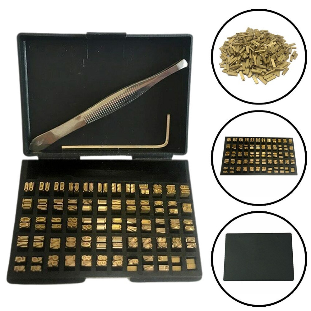 Coding Machine Printing Font 120 Pcs Copper Character Printing Accessories