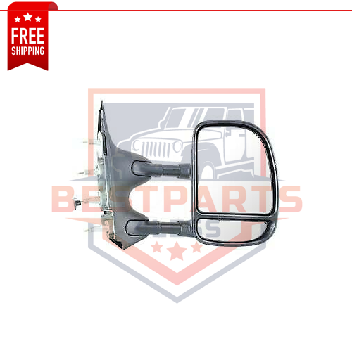 Towing Mirror, Right, Black for 2002-2016 Ford E-350 Super Duty/2003-2014 E-250