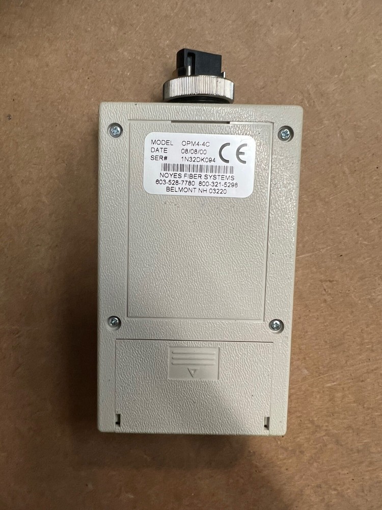 Noyes OPM4-4C Optical Power Meter w/ OLS4 Optical Light Source