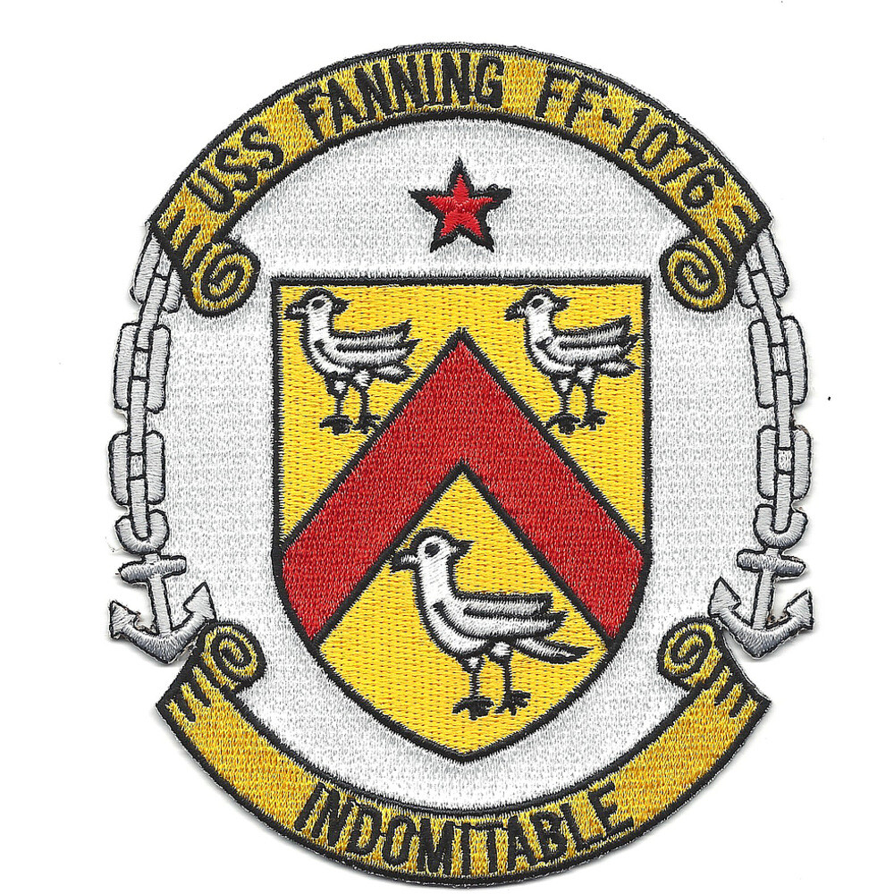 USS Fanning FF-1076 Frigate Ship Patch