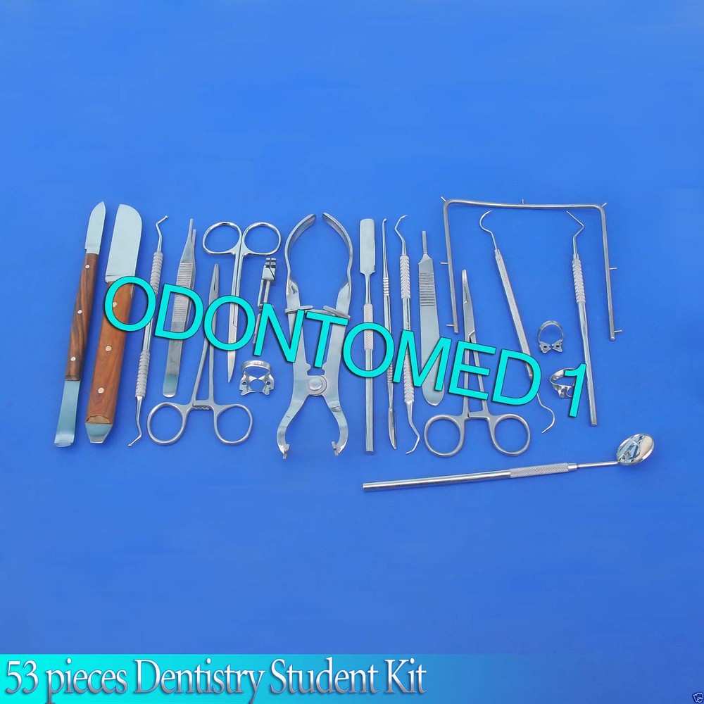 53 pieces Dentistry Student Kit