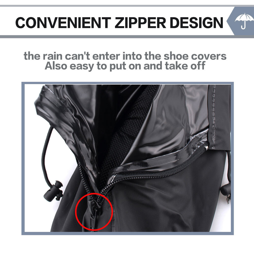 Anti-slip Silicone Rain Shoe Covers Reusable Waterproof Shoes Cover Protector