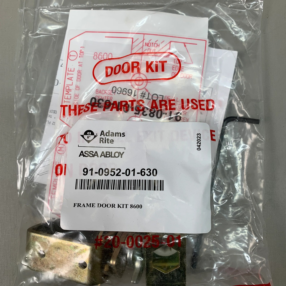 ADAMS RITE Vertical Rod Exit Device Push bar Silver Anodized Aluminum