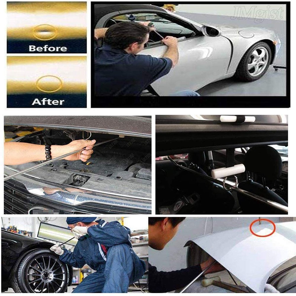 5 pcs Car Dent Repair Kits Paintless Puller Rods Removal Tools auto body