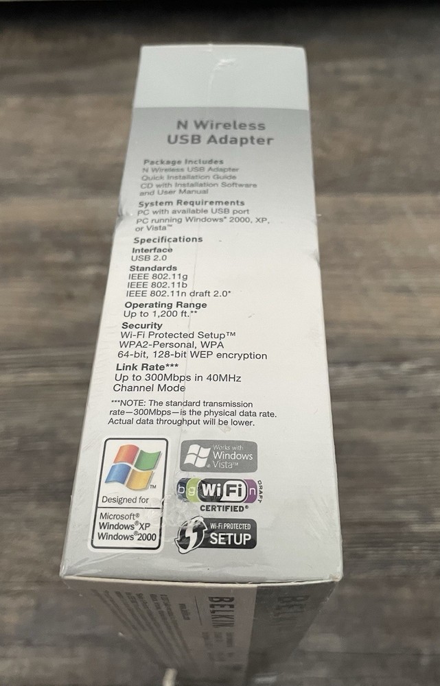 Belkin N Wireless USB Adapter