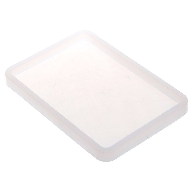 Storage Tray Mold Simple Rectangle Shape Tray Mold for DIY Plate Coaster