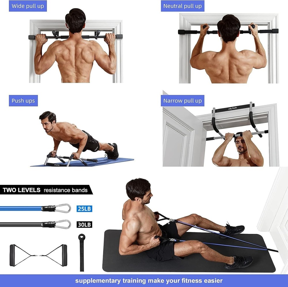 Doorway Chin Up Pull Up Bar Multi-Function Home Gym