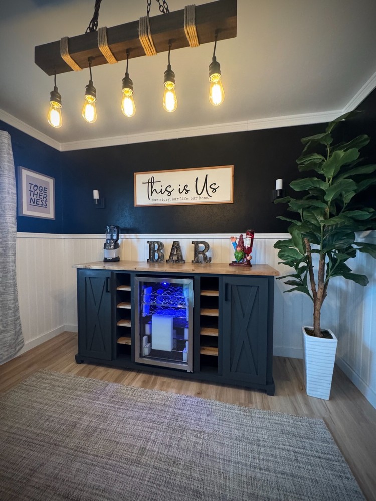 Bar Cabinet with Fridge