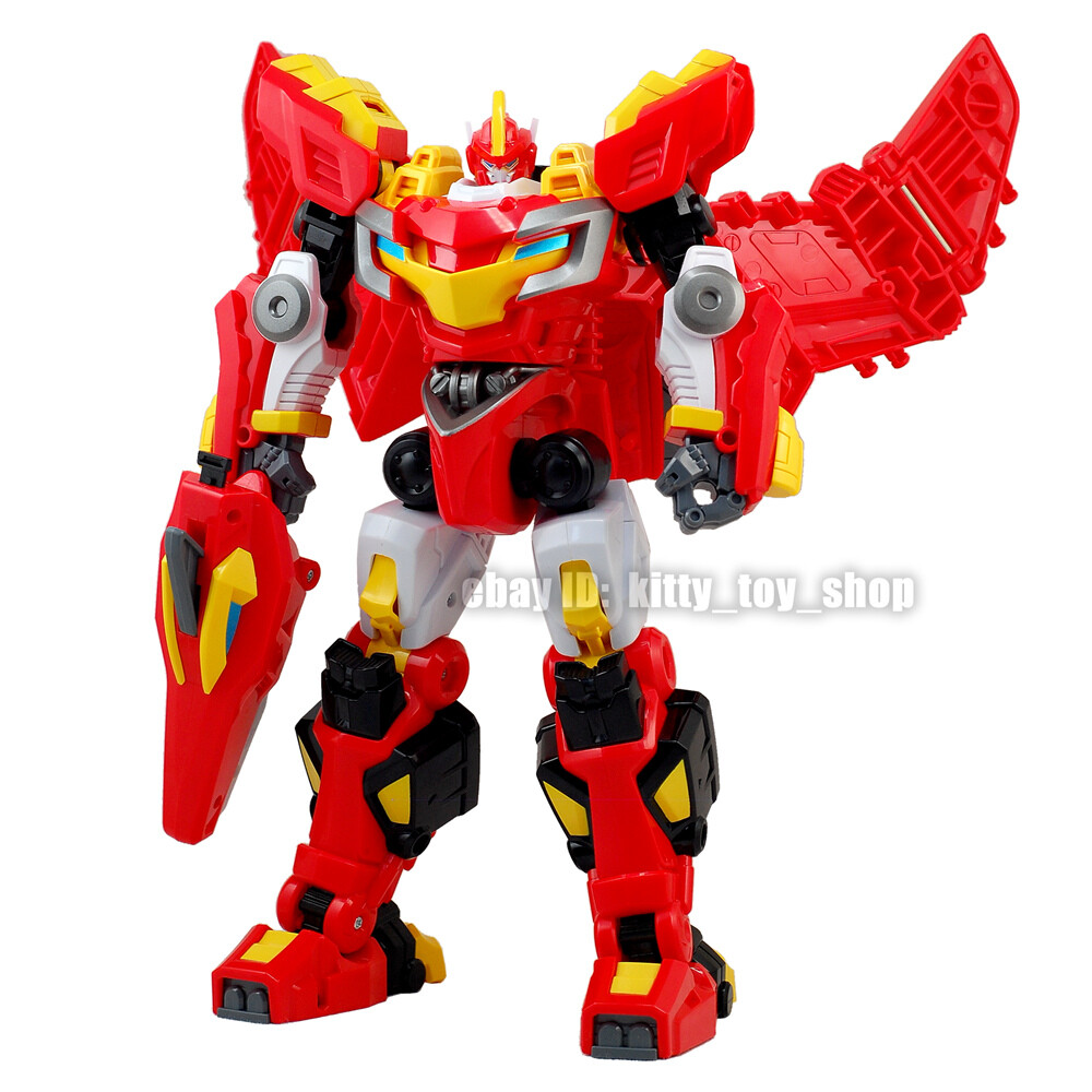 Kids Toy MiniForce Super Dino Power TYRANNO THUNDER Robot Car Bot Model Figure
