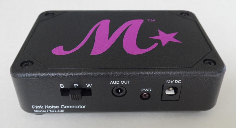 Genuine True-Random Analog White Pink Brown Noise Generator. Does not loop.