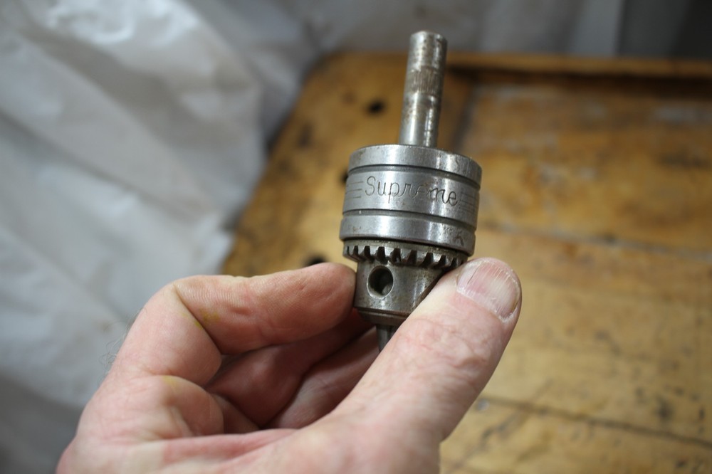 SUPREME drill press CHUCK, 3/8" capacity, 24 THD