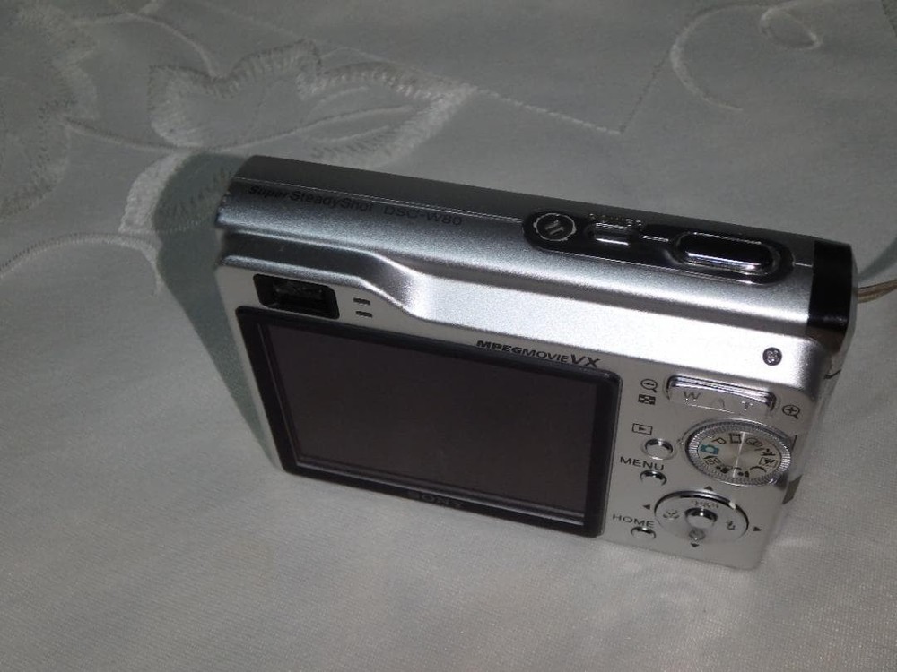 SONY Cyber-shot DSC-W80 Digital Camera Tested Flash Playback Working