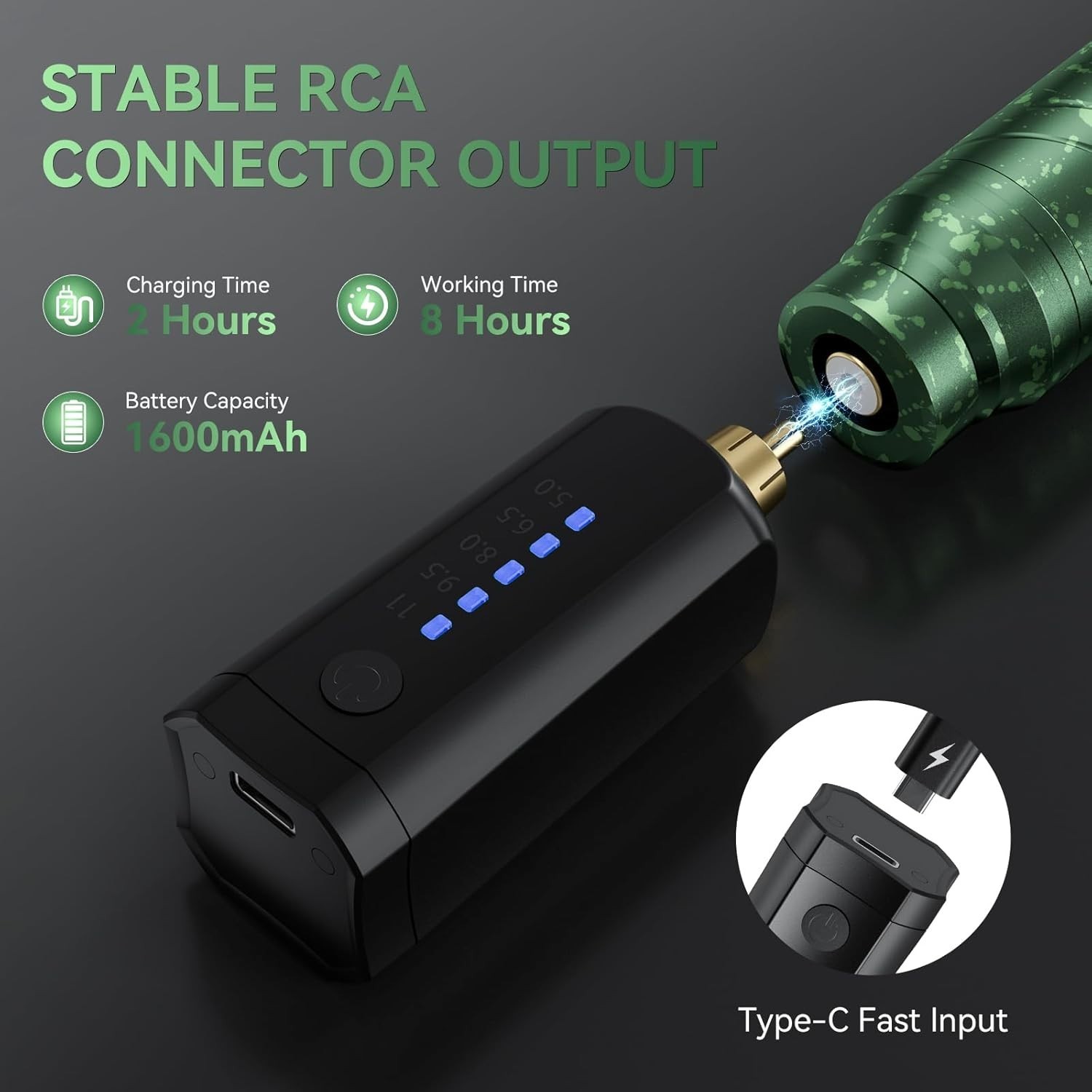 Maquina De Tatuaje Kit PROFESIONAL Para Tatuar Tattoo Pluma Artistas NEW\