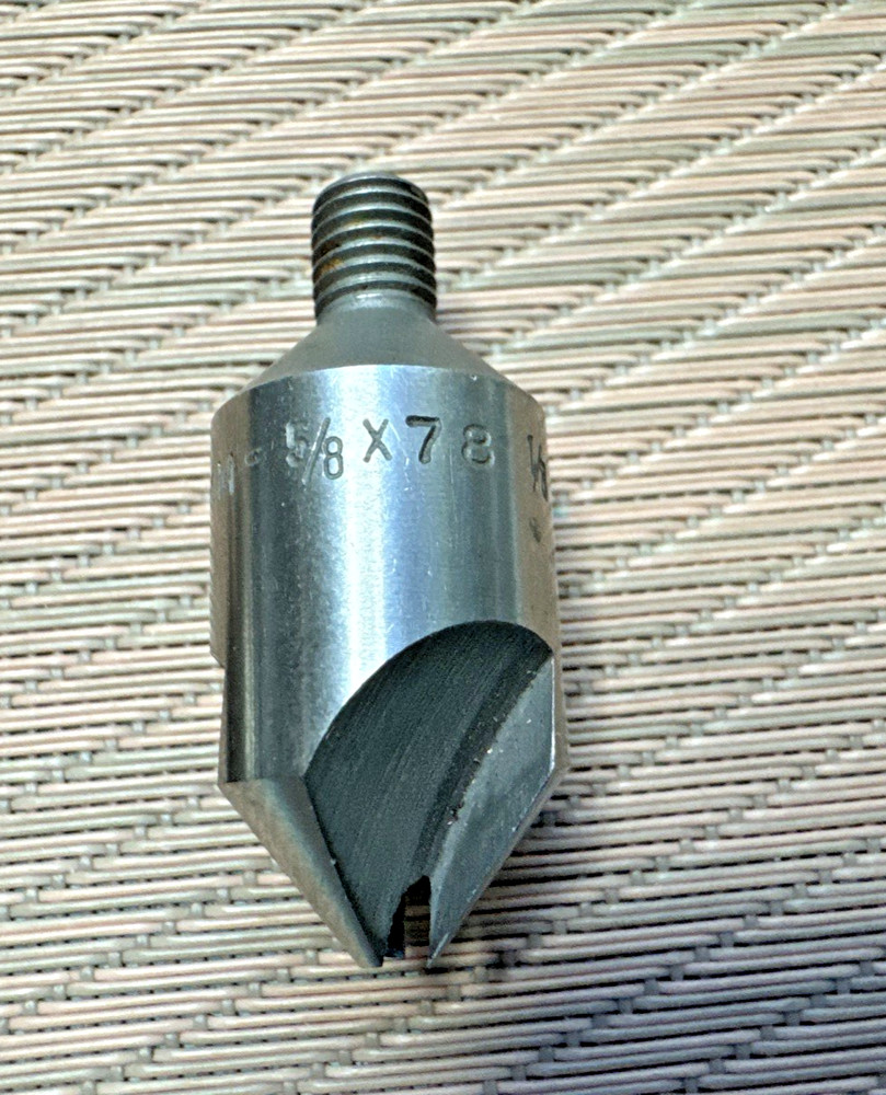 THREADED COUNTER SINK, ASSORTED SIZES, LOT OF 7