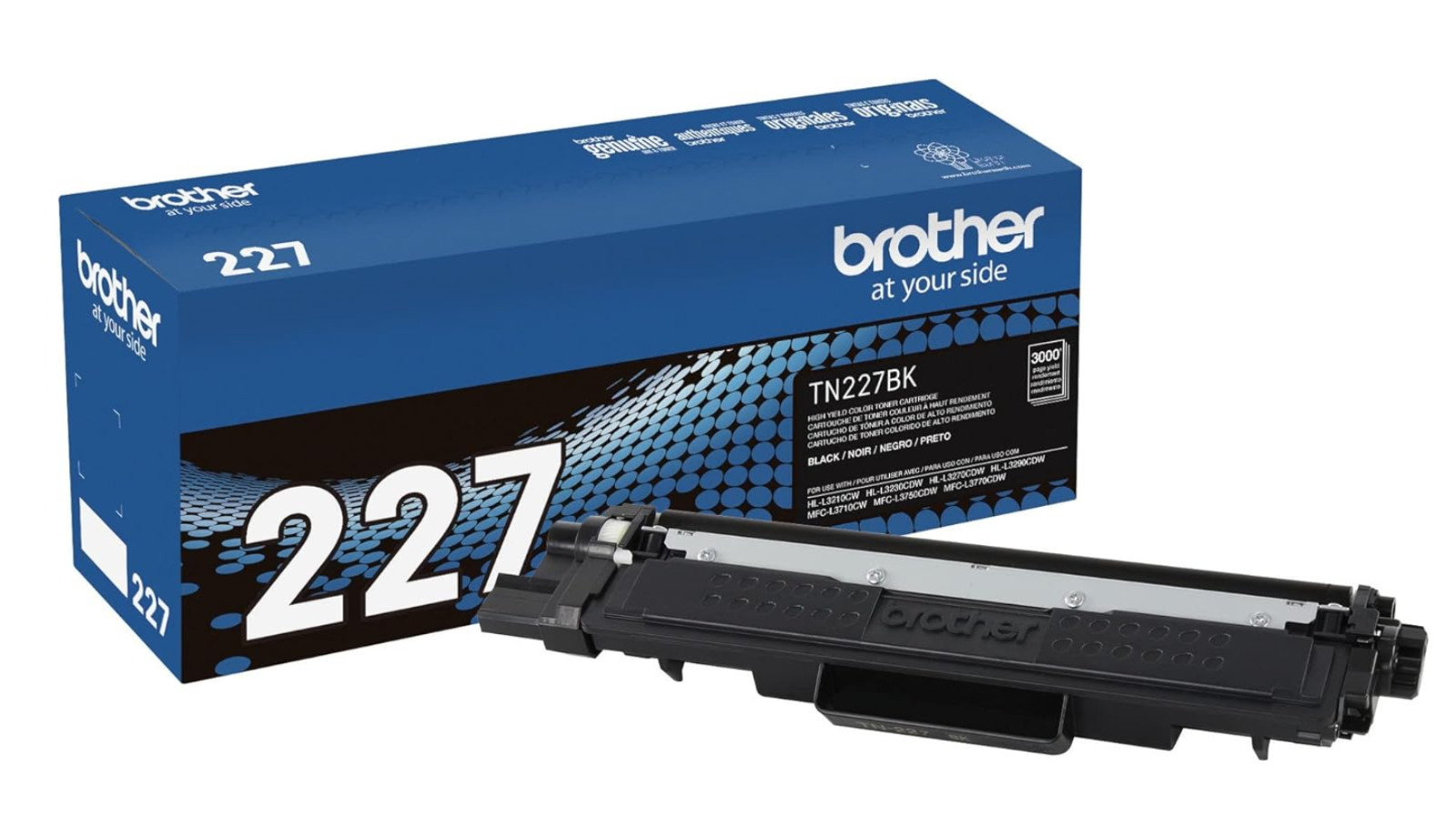 Original Brother TN227 Toner Cartridge – High Yield for Color Printers - CMYK
