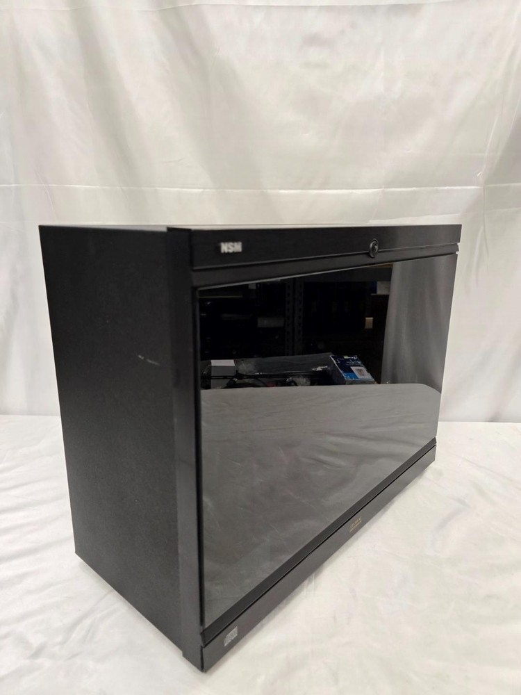 NSM CD 100 Disc Library System CD3101AC + CD3101 Untested Powers On