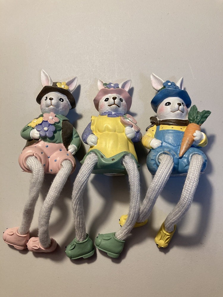 Ganz Happy Bunny Easter Shelf Sitter - 3 Piece Set