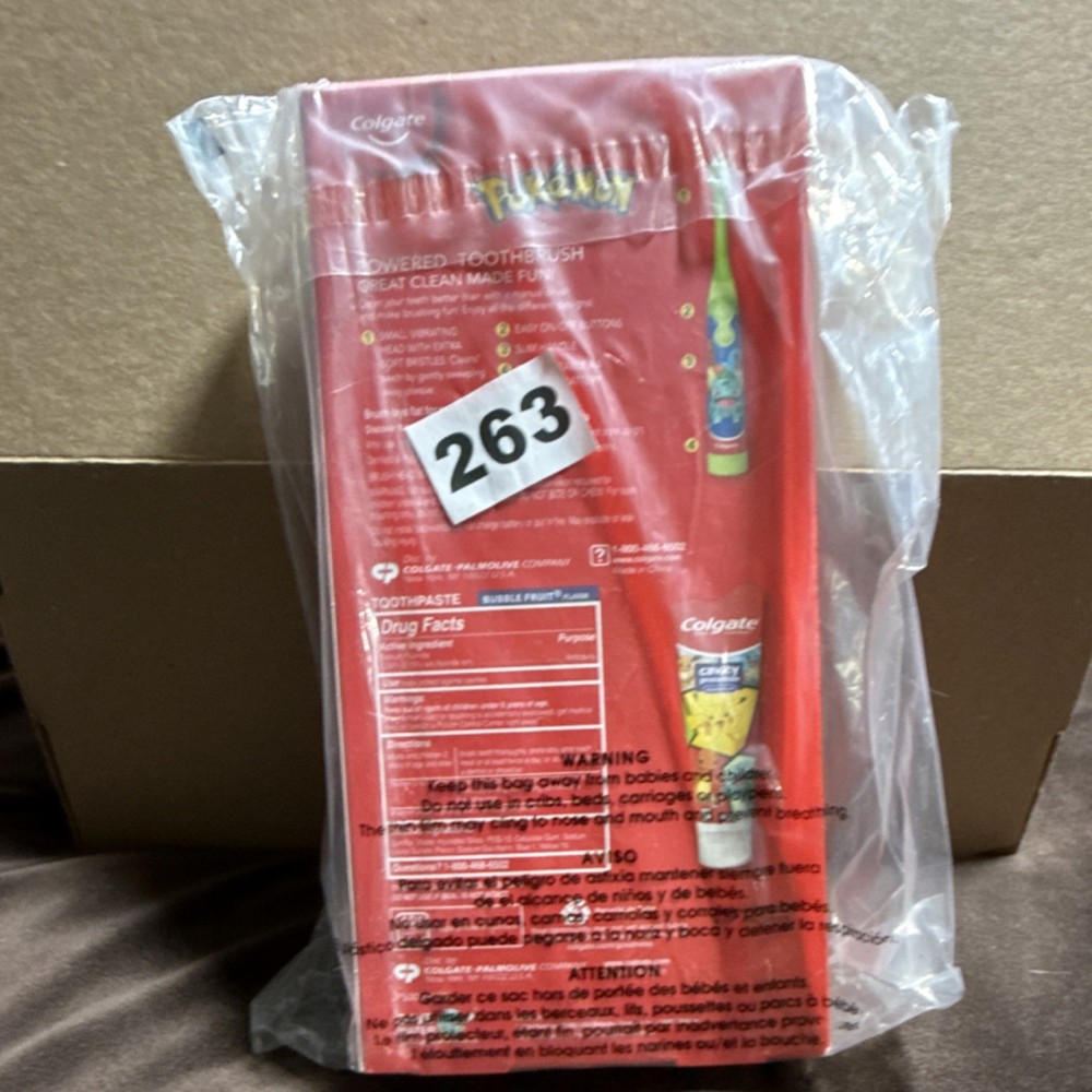 Colgate Pokemon Brushtastic Electric Toothbrush & Toothpaste Gift Pack