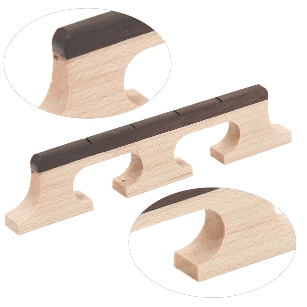 Rosewood 4 String Banjo Bridge Robust And Practical For Music Class For