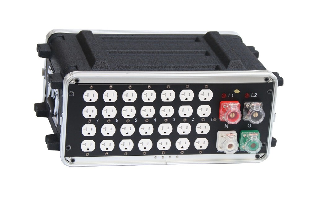 NEW Camlock Input Supply 28*Edison Output Socket Power Distribution Box Stage