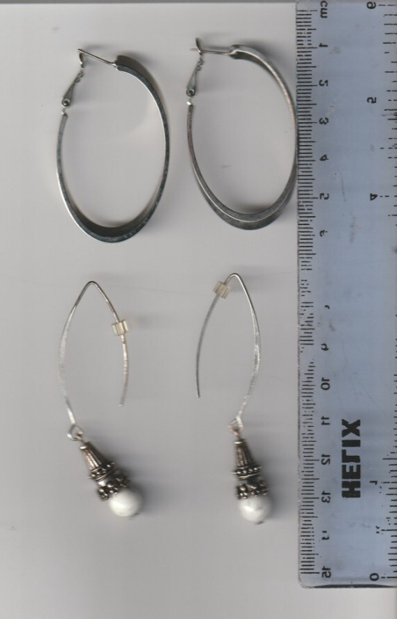 Earring collection: Hoop/latchback & Dangle/French hooks