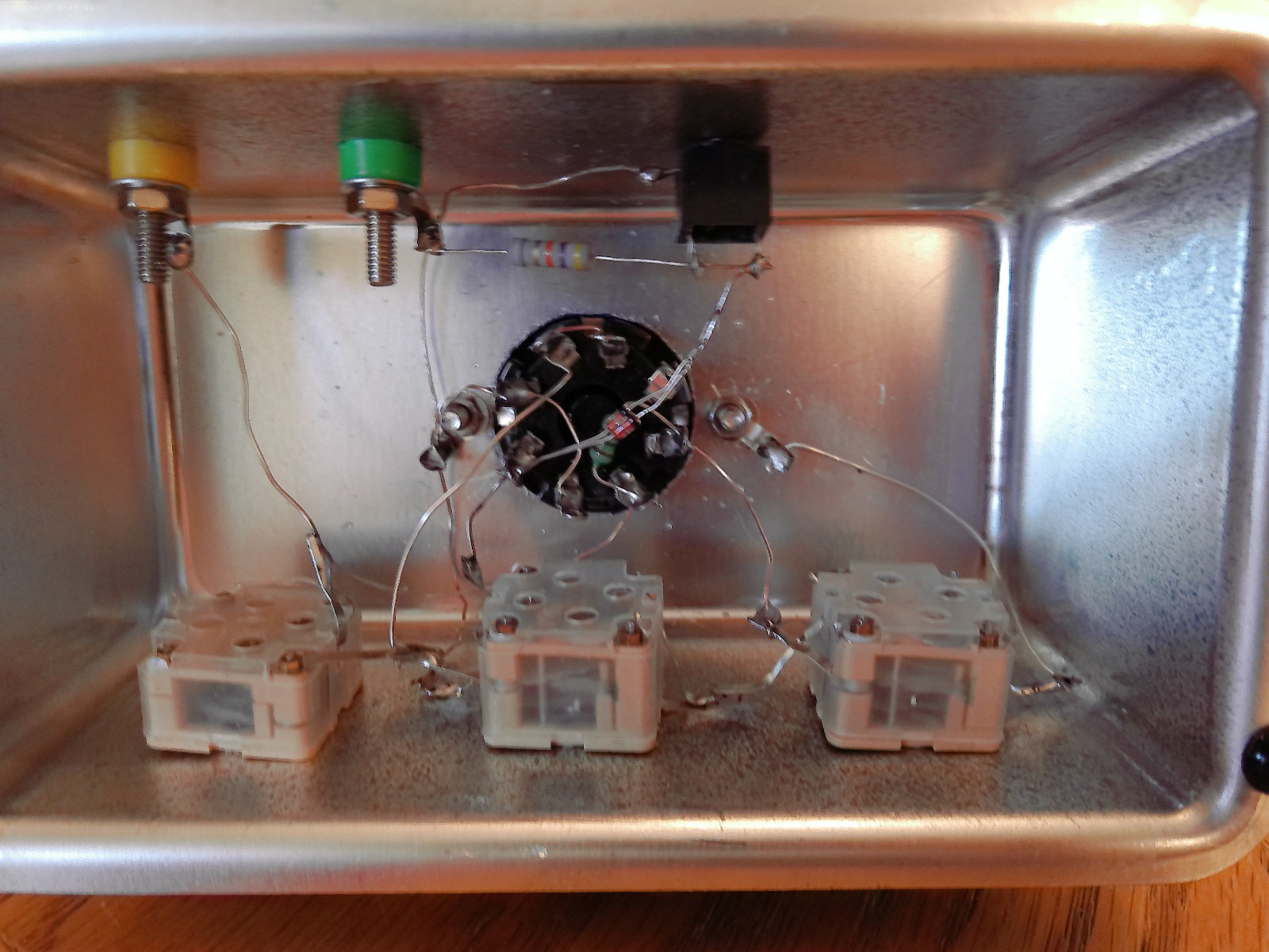 Dual Coil AM BDCST. Crystal Radio W/Tunable BCI Trap & Headset