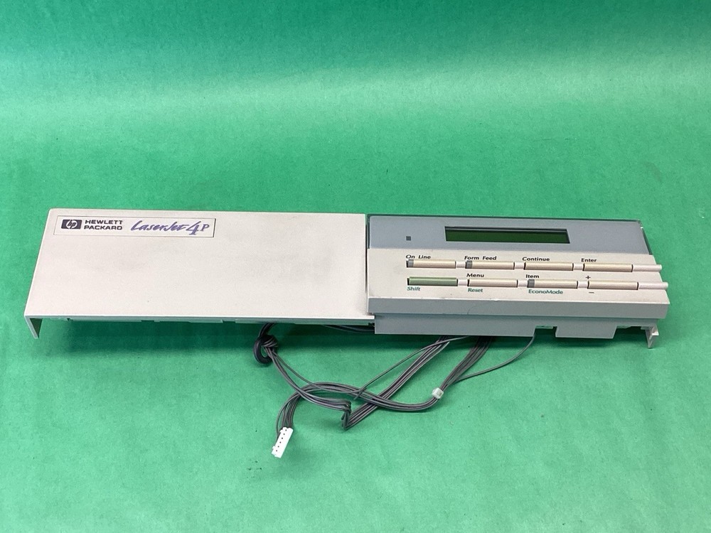 HP LaserJet 4P Laser Printer Display Front Control Panel - POWERS ON - UNTESTED
