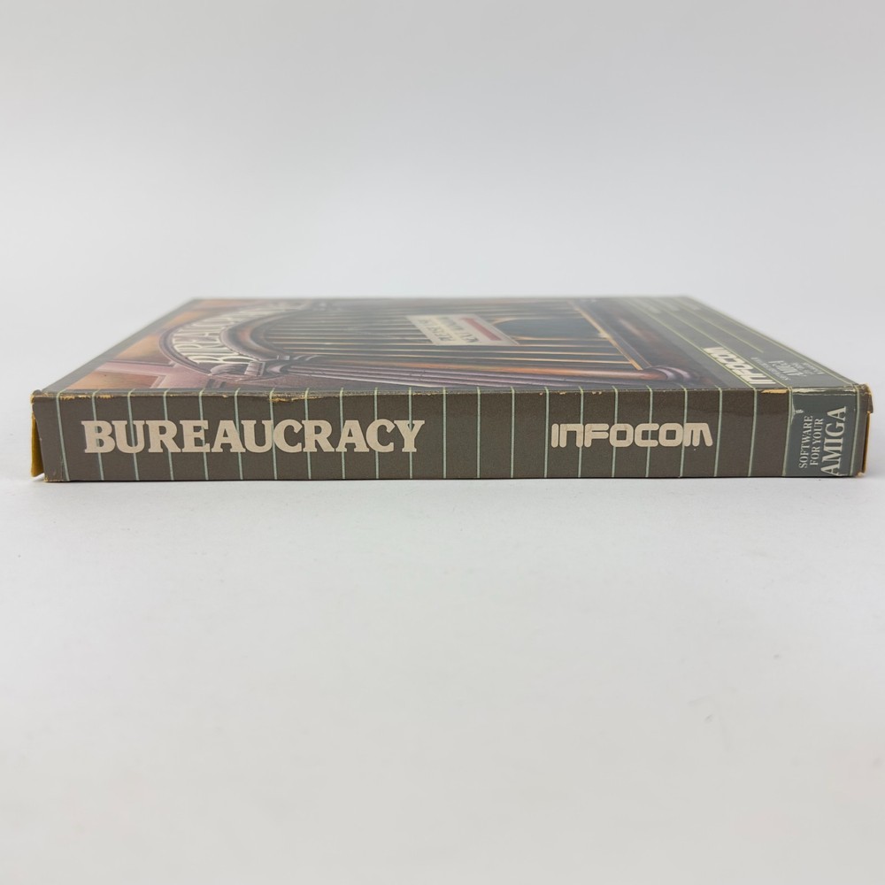Infocom 'Bureaucracy' Interactive Fiction Box for Commodore Amiga | CIB