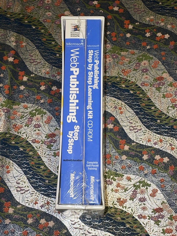 Vintage Microsoft WebPublishing Complete Self-Paced Training Sealed Box