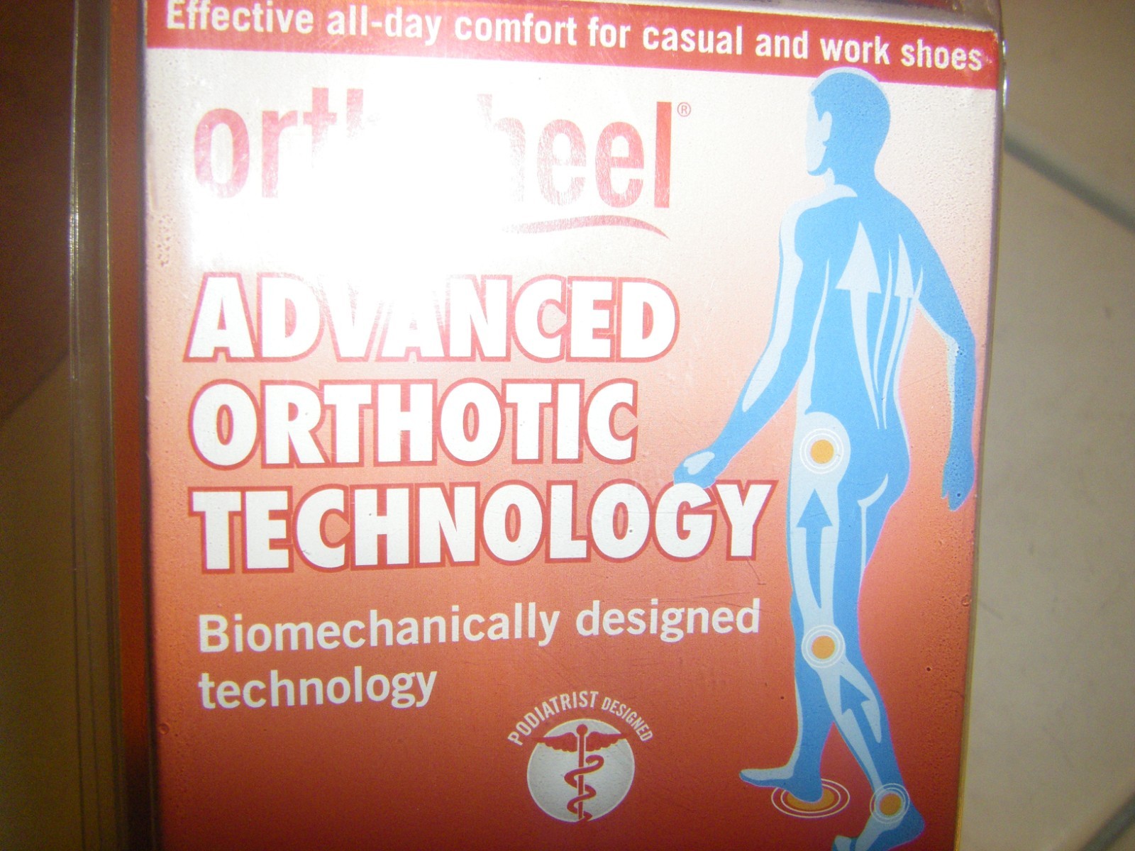 Orthaheel Relief Full Length Insole Advanced Orthotic Technology M
