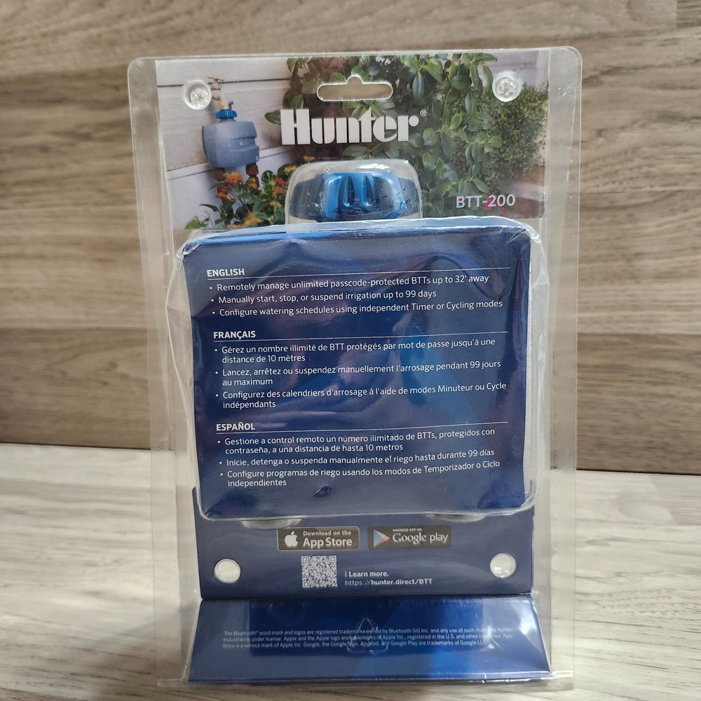 (NEW) HUNTER Bluetooth Tap Timer with App Control 2-Zone (BTT-200) NEW & SEALED