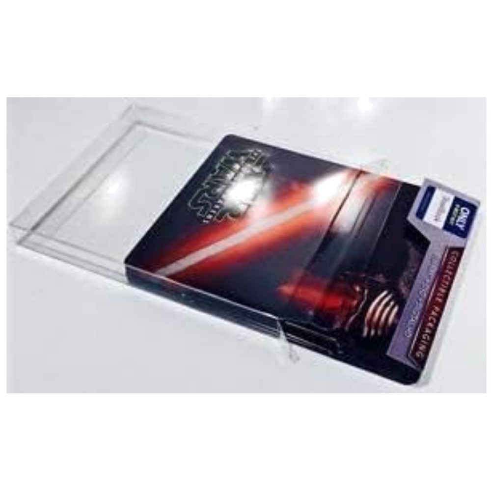 Steelbook Box Protectors - Clear Plastic Cases (25 Pack)