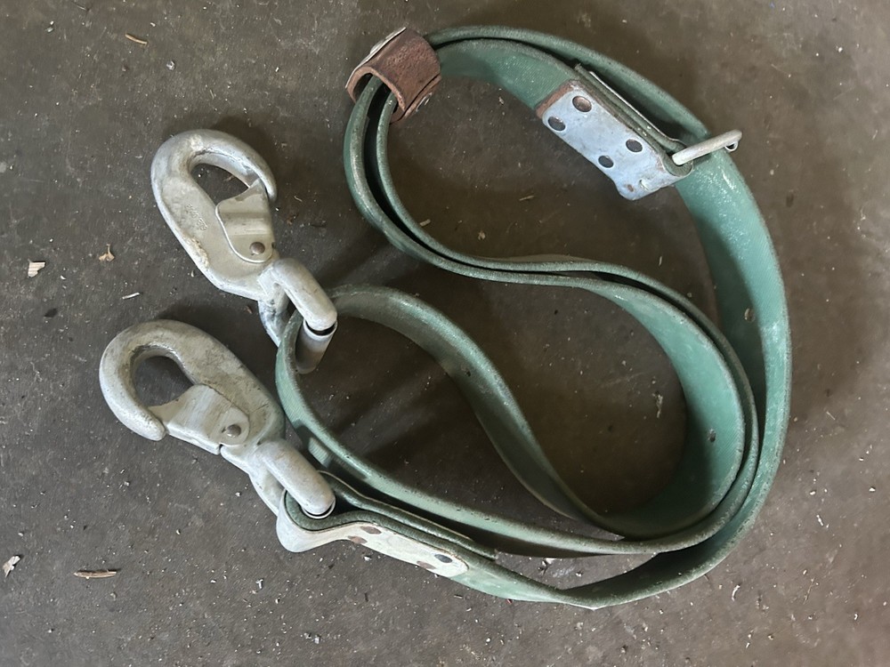 Green Bashlin Secondary Lineman  Climbing Strap