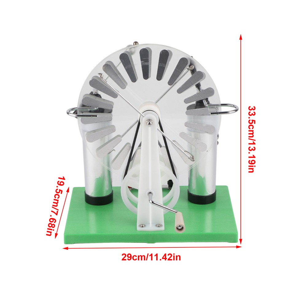Static Machine Physic Experiment Electrostatic Induction Electricity Generator