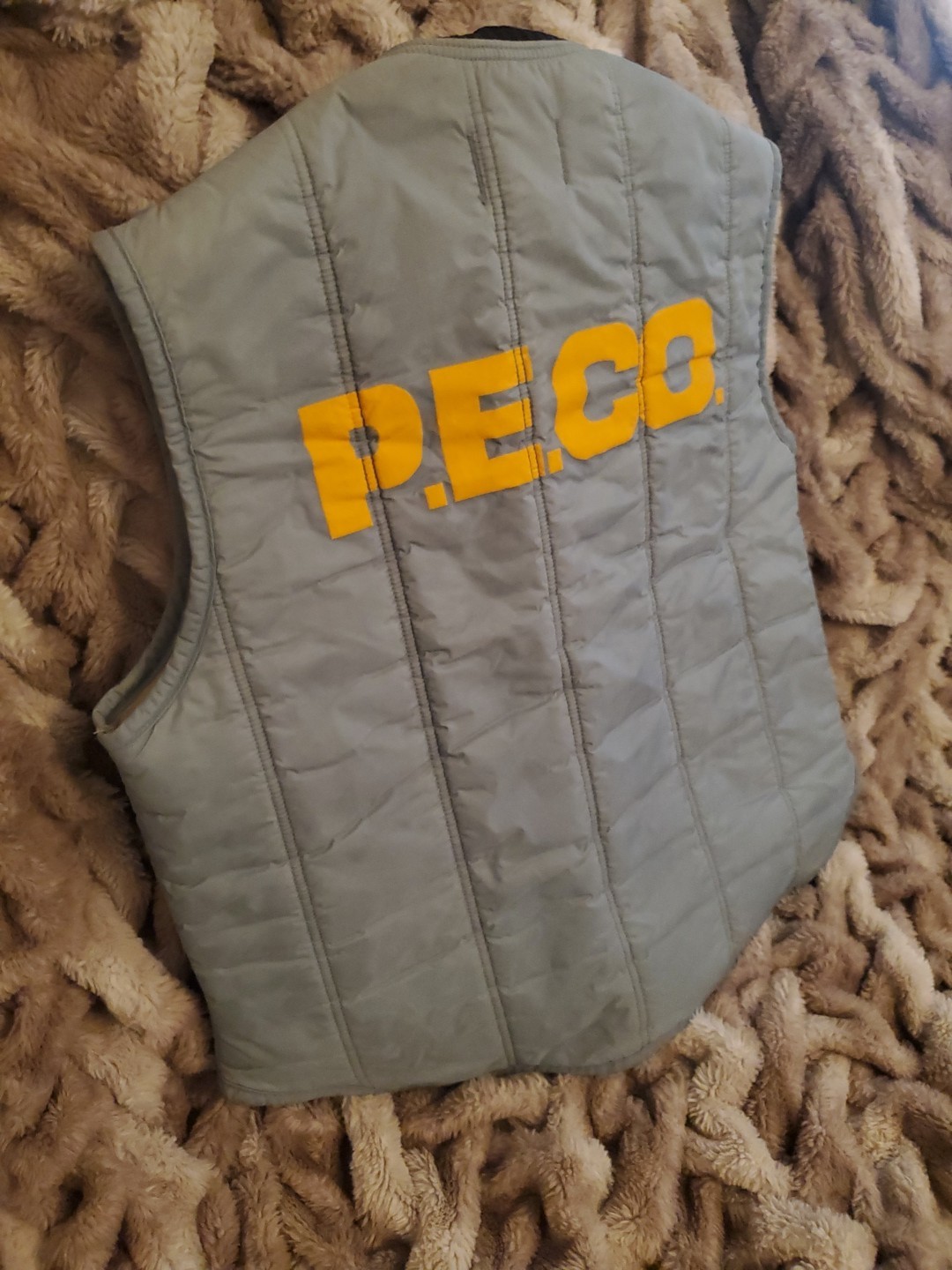 Vintage PECO Philadelphia Electric Company Maintenance Division Work Vest 85
